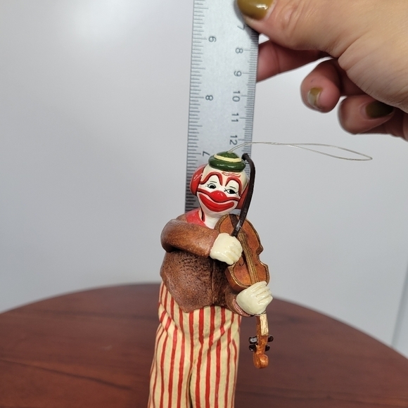 Vintage Rare MMA MCNY‎ Violinist Clown Ornament Circus Music Band Holiday Resin - Picture 13 of 14
